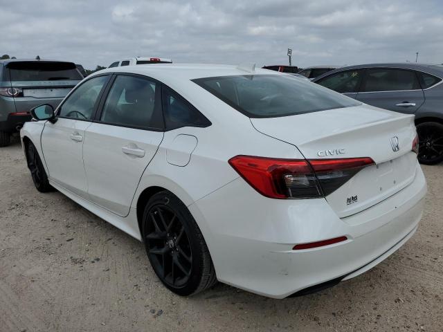 2HGFE2F52NH541226 - 2022 HONDA CIVIC SPOR WHITE photo 2