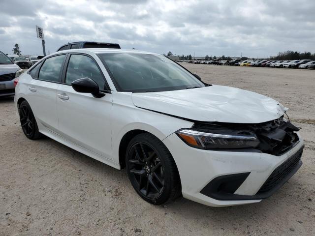 2HGFE2F52NH541226 - 2022 HONDA CIVIC SPOR WHITE photo 4