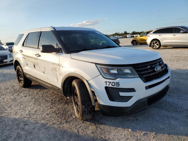 1FM5K8AR6HGA35815 - 2017 FORD EXPLORER POLICE INTERCEPTOR WHITE photo 1