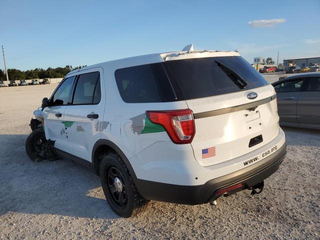 1FM5K8AR6HGA35815 - 2017 FORD EXPLORER POLICE INTERCEPTOR WHITE photo 3