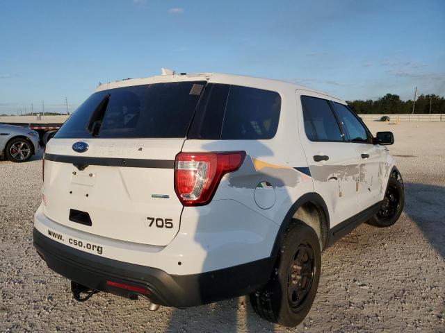 1FM5K8AR6HGA35815 - 2017 FORD EXPLORER POLICE INTERCEPTOR WHITE photo 4