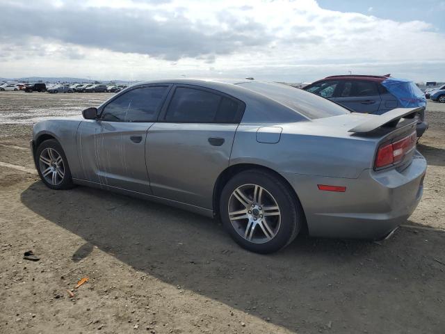 2C3CDXCT6CH256874 - 2012 DODGE CHARGER R/T GRAY photo 2