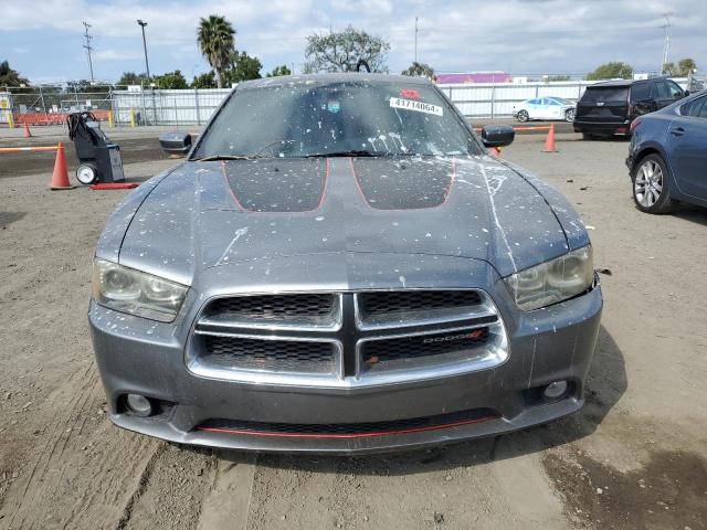 2C3CDXCT6CH256874 - 2012 DODGE CHARGER R/T GRAY photo 5