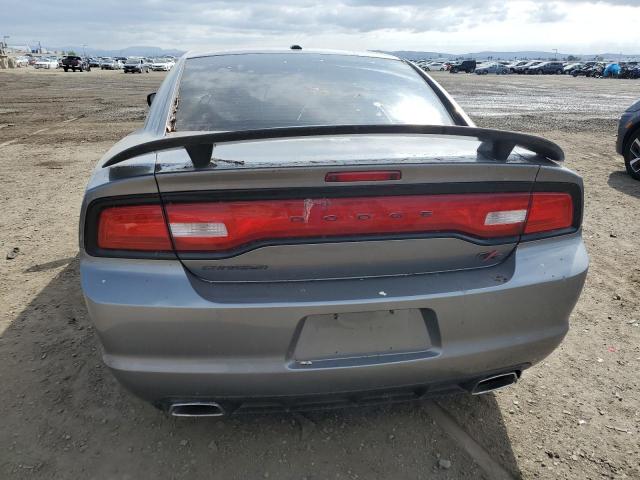 2C3CDXCT6CH256874 - 2012 DODGE CHARGER R/T GRAY photo 6