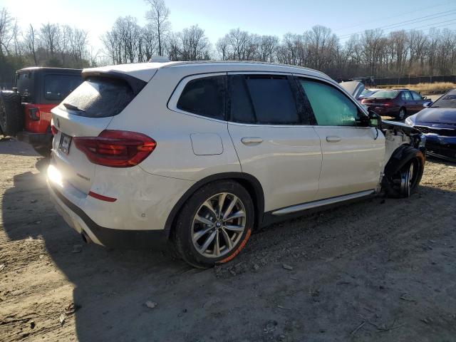 5UXTR7C55KLE98203 - 2019 BMW X3 SDRIVE30I WHITE photo 3