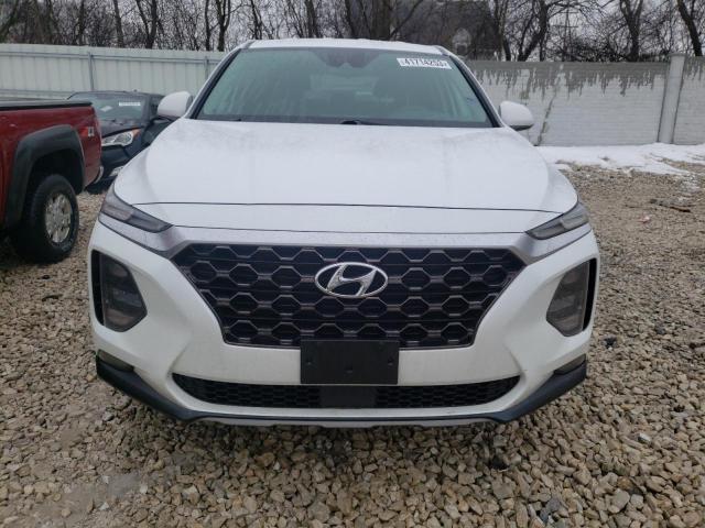 5NMS3CAD7KH055387 - 2019 HYUNDAI SANTA FE SEL WHITE photo 5