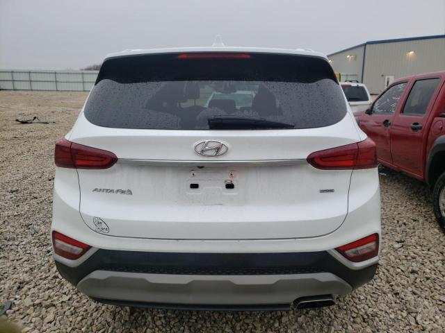 5NMS3CAD7KH055387 - 2019 HYUNDAI SANTA FE SEL WHITE photo 6