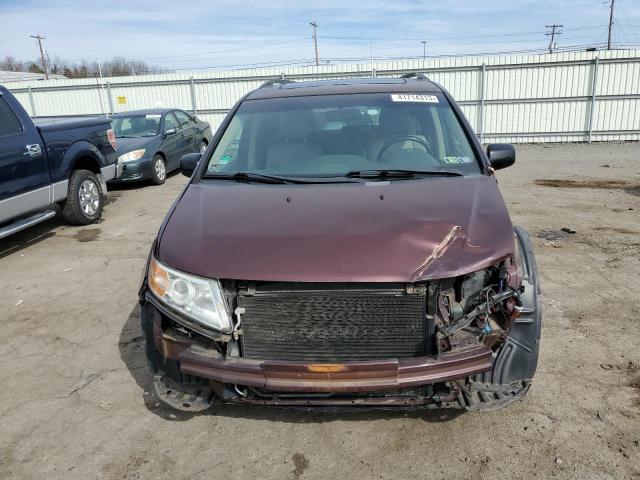 5FNRL5H60BB065732 - 2011 HONDA ODYSSEY EX MAROON photo 5