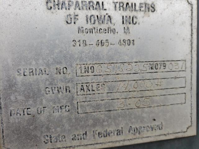 1N9GS18225M079031 - 2005 CHAP TRAILER GRAY photo 10