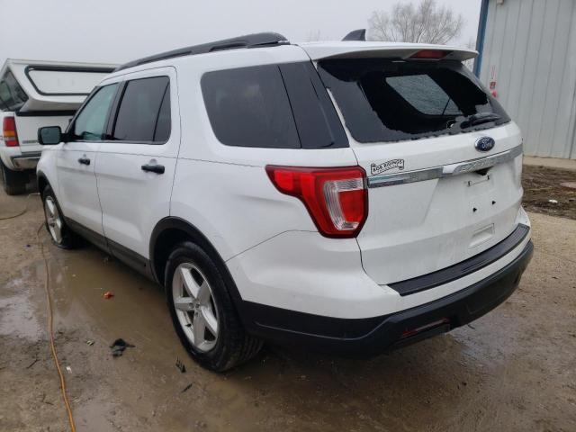 1FM5K7B86JGB63848 - 2018 FORD EXPLORER WHITE photo 2