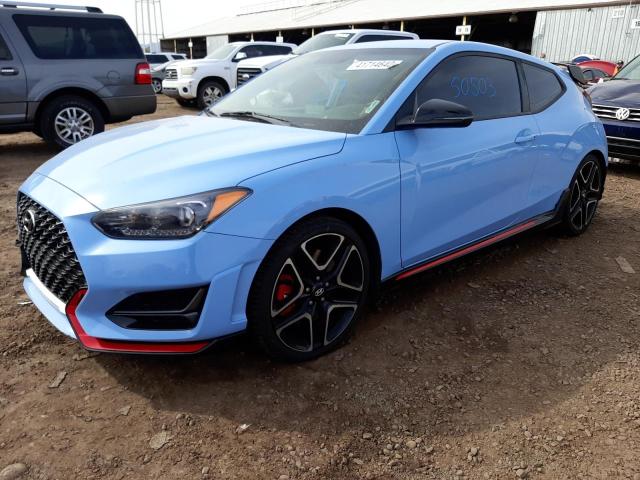 KMHT36AHXLU004819 - 2020 HYUNDAI VELOSTER N BLUE photo 1