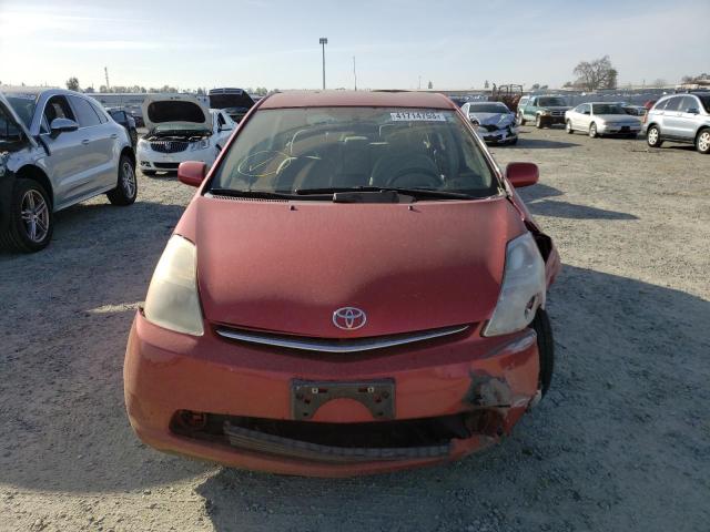 JTDKB20U473284677 - 2007 TOYOTA PRIUS RED photo 5