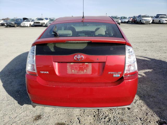 JTDKB20U473284677 - 2007 TOYOTA PRIUS RED photo 6