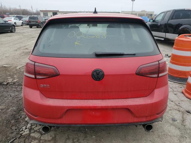 3VW6T7AU0LM006388 - 2020 VOLKSWAGEN GTI S RED photo 6