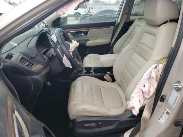 2HKRW2H87JH686845 - 2018 HONDA CR-V EXL BEIGE photo 7