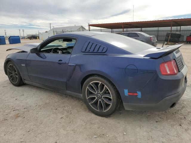 1ZVBP8CF1C5222666 - 2012 FORD MUSTANG GT BLUE photo 2