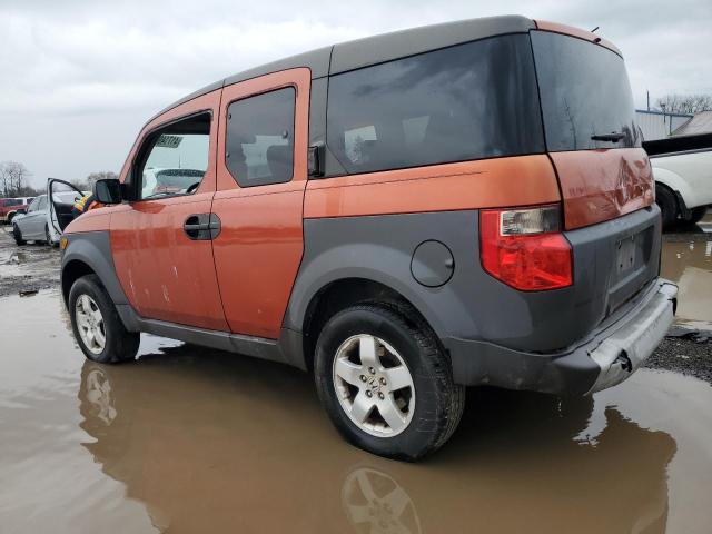 5J6YH18533L014764 - 2003 HONDA ELEMENT EX ORANGE photo 2