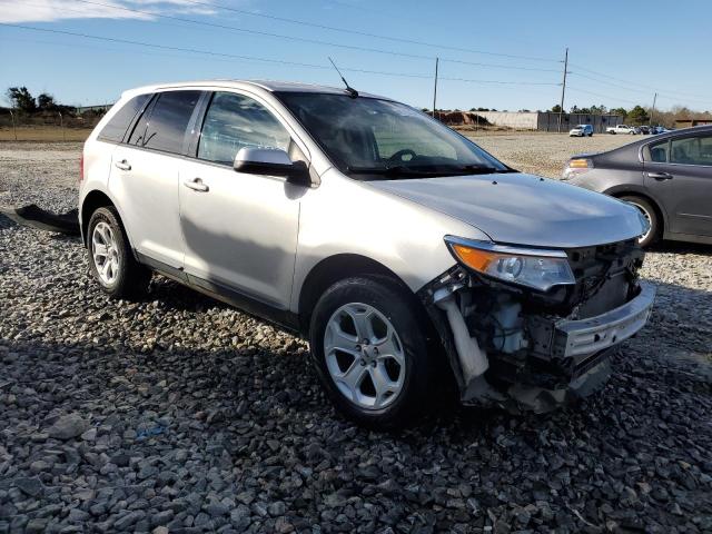 2FMDK4JC5DBC62379 - 2013 FORD EDGE SEL SILVER photo 4