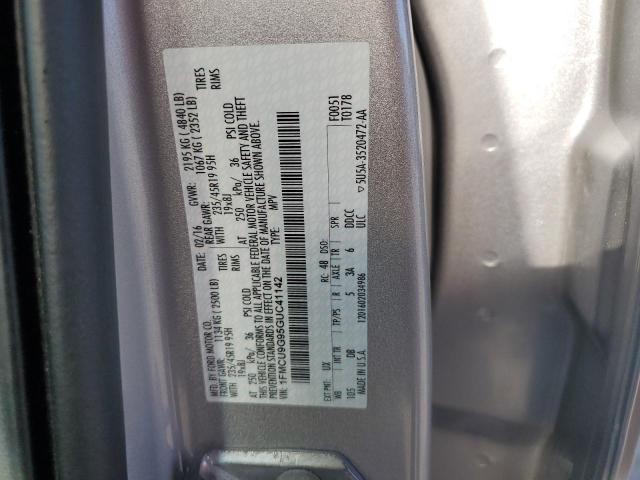 1FMCU9G95GUC41142 - 2016 FORD ESCAPE SE SILVER photo 13