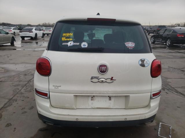 ZFBCFACH6JZ040554 - 2018 FIAT 500L LOUNGE WHITE photo 6