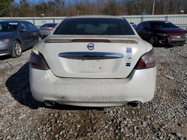 1N4AA5APXEC483048 - 2014 NISSAN MAXIMA S WHITE photo 6