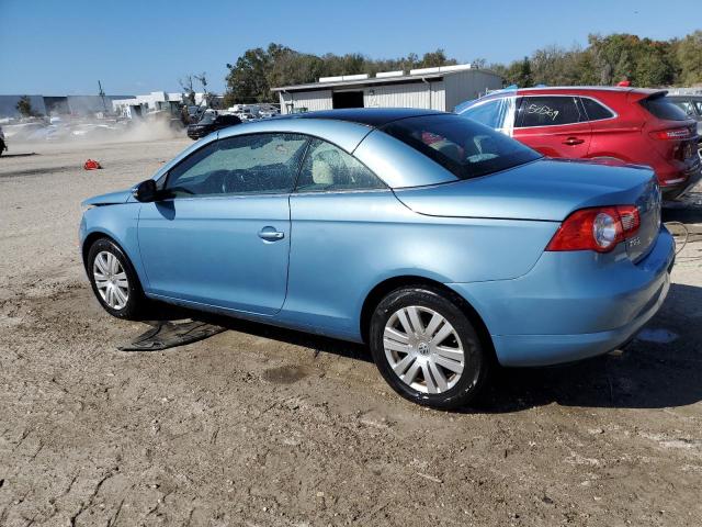 WVWBA7AH5AV021854 - 2010 VOLKSWAGEN EOS TURBO BLUE photo 2