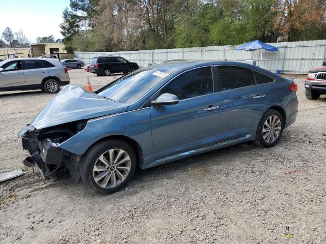 5NPE34AF0FH063506 - 2015 HYUNDAI SONATA SPO TEAL photo 1