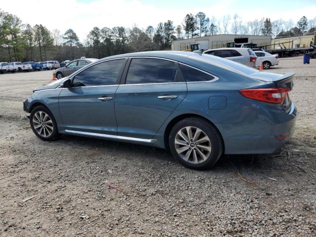 5NPE34AF0FH063506 - 2015 HYUNDAI SONATA SPO TEAL photo 2