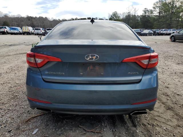 5NPE34AF0FH063506 - 2015 HYUNDAI SONATA SPO TEAL photo 6