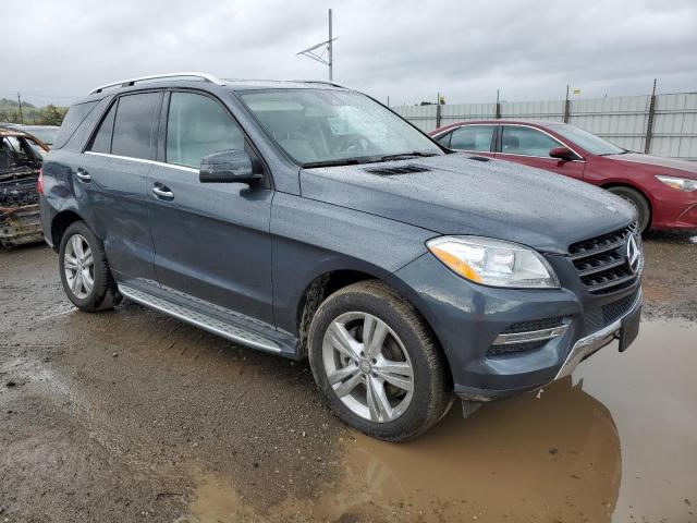 4JGDA5HB2FA600549 - 2015 MERCEDES-BENZ ML 350 4MATIC BLUE photo 4