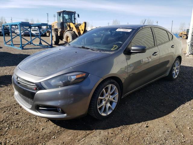 1C3CDFBH1DD304495 - 2013 DODGE DART SXT GRAY photo 2