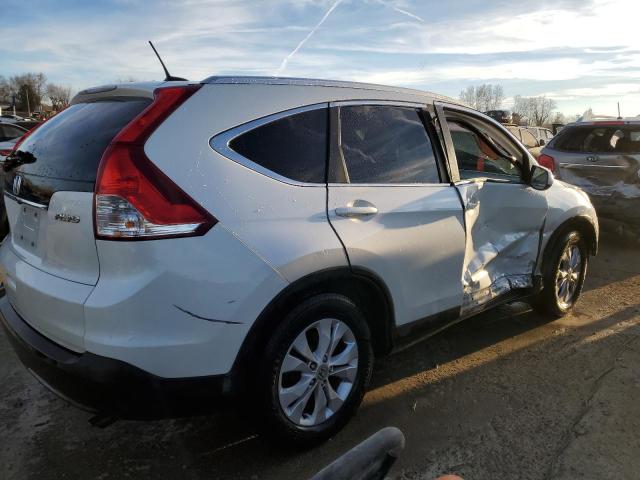 5J6RM4H73EL067891 - 2014 HONDA CR-V EXL WHITE photo 3