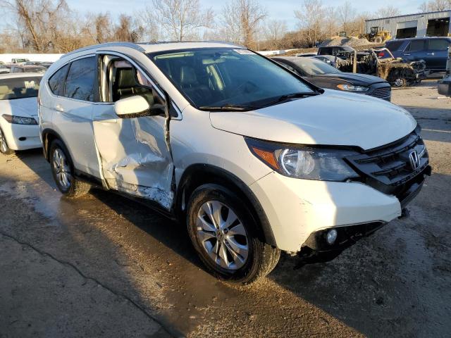 5J6RM4H73EL067891 - 2014 HONDA CR-V EXL WHITE photo 4