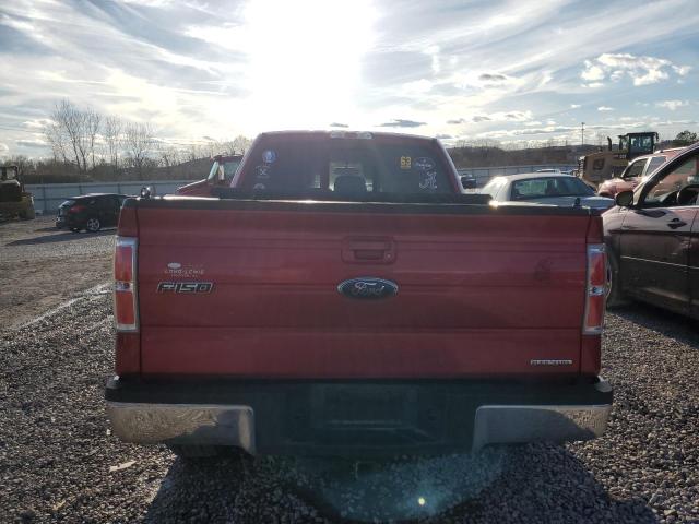 1FTFX1EFXBKD07451 - 2011 FORD F150 SUPER CAB RED photo 6