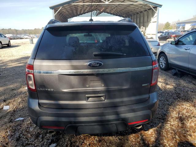 1FM5K8F88DGB20018 - 2013 FORD EXPLORER LIMITED GRAY photo 6