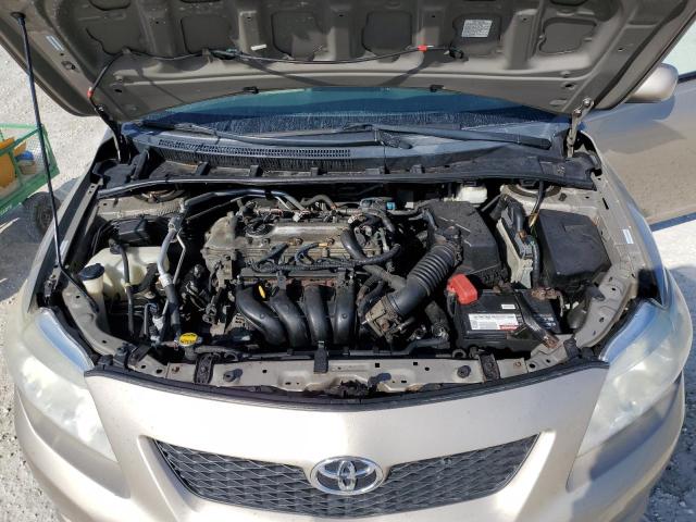 1NXBU40E09Z019245 - 2009 TOYOTA COROLLA BASE CREAM photo 11