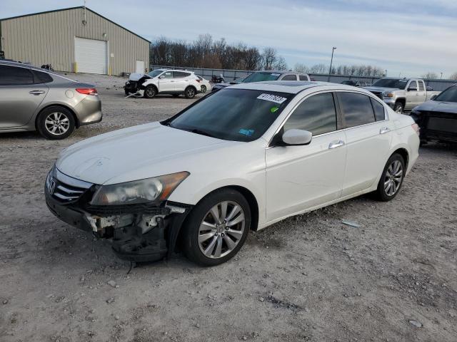 1HGCP3F8XBA027549 - 2011 HONDA ACCORD EXL WHITE photo 1