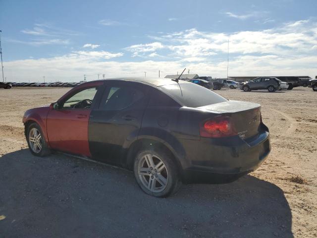 1C3CDZCBXCN221040 - 2012 DODGE AVENGER SXT BLACK photo 2