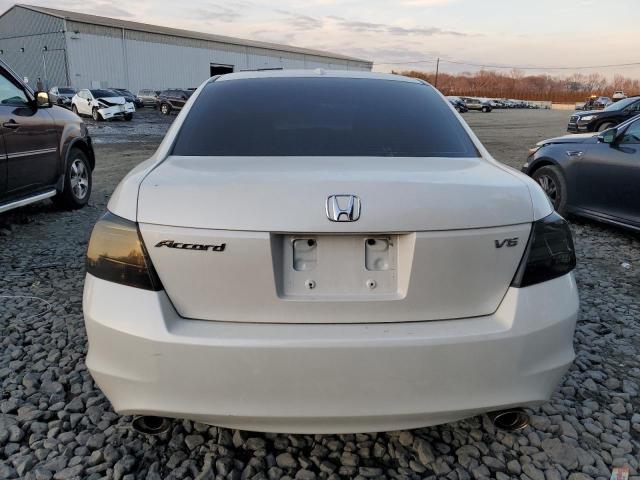 1HGCP36869A048571 - 2009 HONDA ACCORD EXL WHITE photo 6