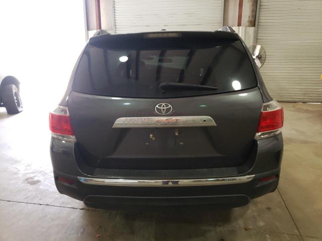 5TDYK3EHXCS061273 - 2012 TOYOTA HIGHLANDER LIMITED GRAY photo 6