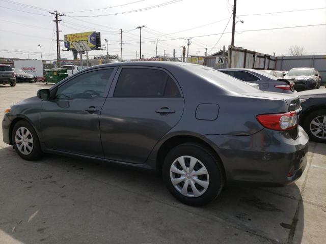 5YFBU4EE4DP183973 - 2013 TOYOTA COROLLA BASE GRAY photo 2