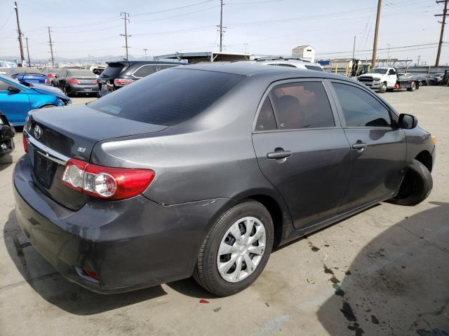 5YFBU4EE4DP183973 - 2013 TOYOTA COROLLA BASE GRAY photo 3