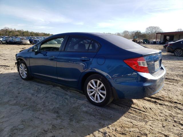 19XFB2F90CE363433 - 2012 HONDA CIVIC EXL Mavi foto 2