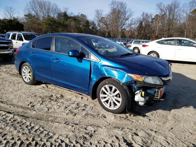 19XFB2F90CE363433 - 2012 HONDA CIVIC EXL BLUE photo 4