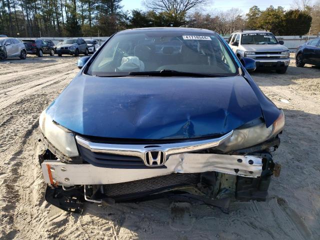 19XFB2F90CE363433 - 2012 HONDA CIVIC EXL BLUE photo 5