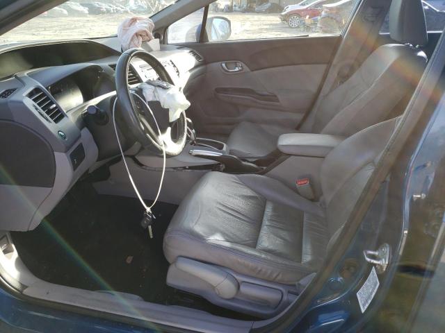 19XFB2F90CE363433 - 2012 HONDA CIVIC EXL Mavi foto 7