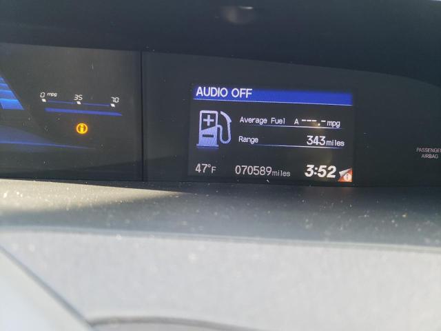 19XFB2F90CE363433 - 2012 HONDA CIVIC EXL Mavi foto 9