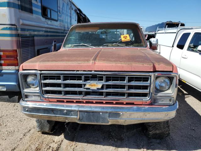 CKL249Z188033 - 1979 CHEVROLET K20 RED photo 5