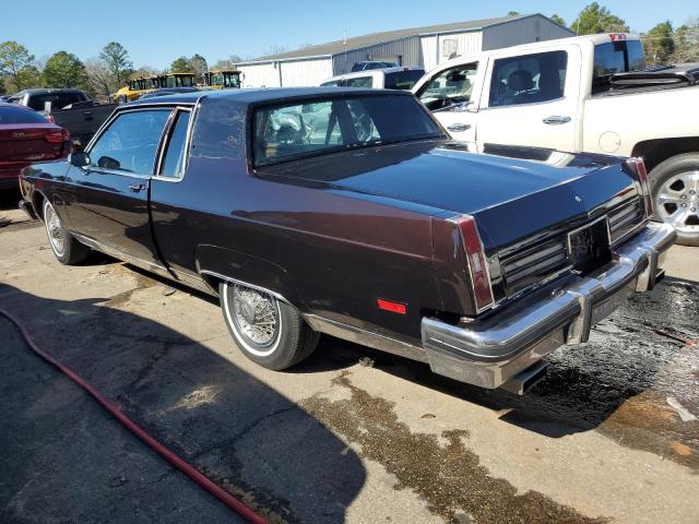 1G3AX37Y6DM864224 - 1983 OLDSMOBILE 98 REGENCY BROWN photo 2