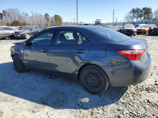 2T1BURHE6JC989494 - 2018 TOYOTA COROLLA L BLUE photo 2